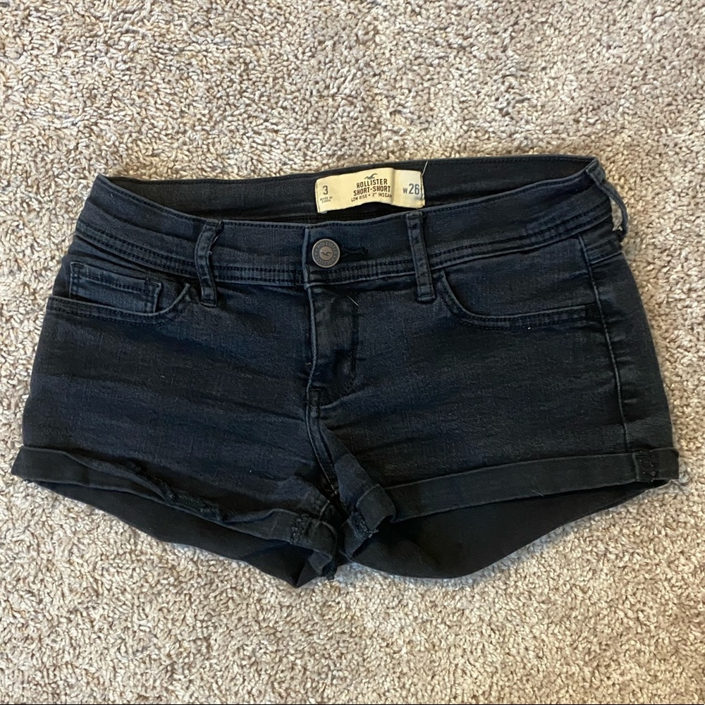 💜SALE: BUNDLE 2 FOR $15💜 Black Hollister shorts